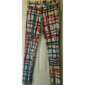 Funky, multi colored Kate Spade Jeans