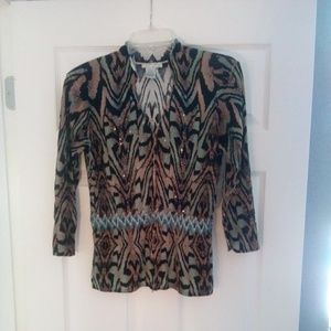 Alberto Makali 3\4 sleeve top