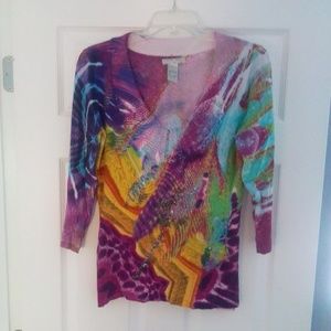 Alberto Makali 3\4 sleeve top