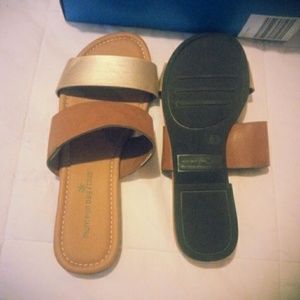 Two straped sandals