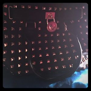 Black Michael kors spiked Hamilton
