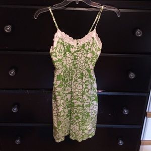 Cute green summer dress