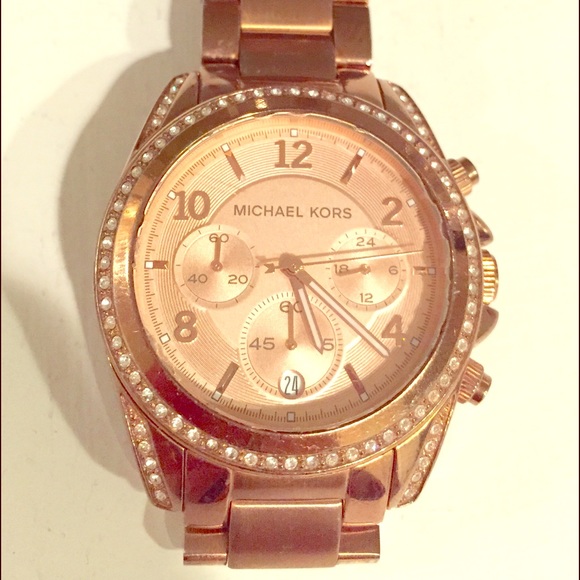 Michael Kors Authentic Rose Gold Watch