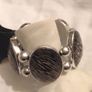 Zebra print bracelet