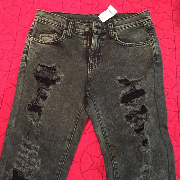 LF Distressed Skinny Jeans