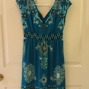 Inc green silky dress