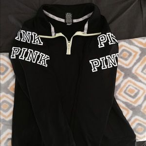 PINK Black and Neon Green Pullover
