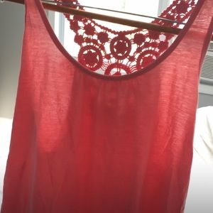 Flowy salmon pink shirt