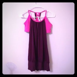 Lulu lemon racerback cocoon cami with built in bra