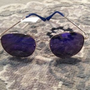 Sunglasses gold/ blue