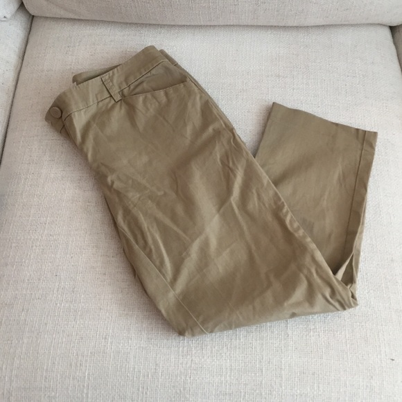 Tan ankle pants!  Perfect for flats or boots!