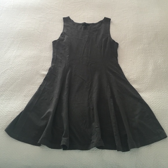 Charcoal Gray Skater Dress