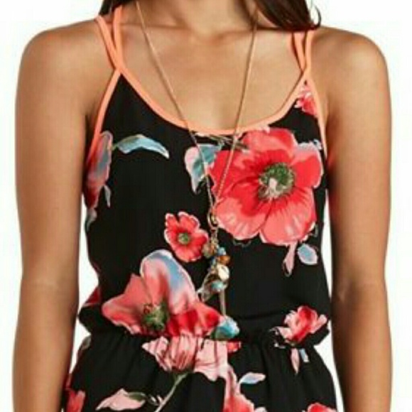 Floral Romper, S - Picture 1 of 3
