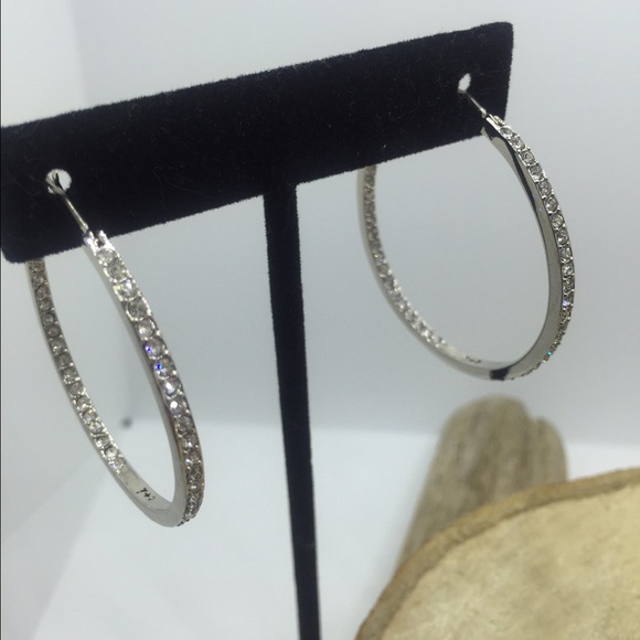 Crystal Hoop Earrings