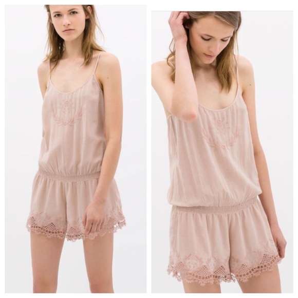 Zara Woman Cami Romper