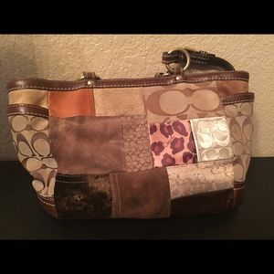 Coach patch work purse.