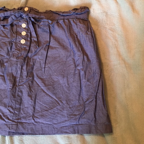 J. Crew factory chambray cottage skirt