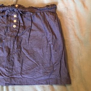 J. Crew factory chambray cottage skirt