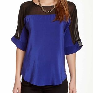 Daniel Rainn Sheer Blouse
