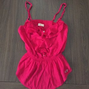 Pink ruffle Tank top 🎀 final price ***