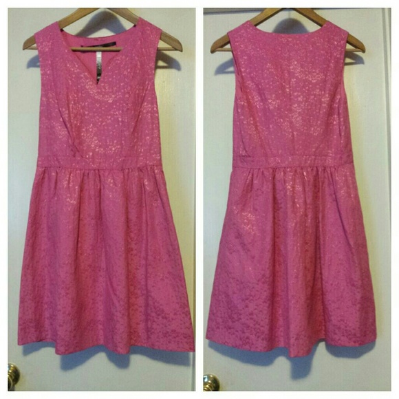 Kensie Dresses & Skirts - Kensie Wild Metallic Pink Dress💕