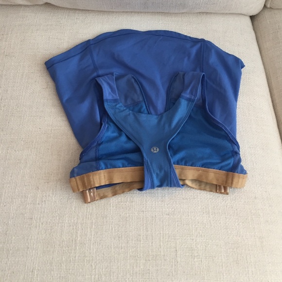 Lululemon triathlon tank. Blue. Perfect condition - Picture 3 of 3