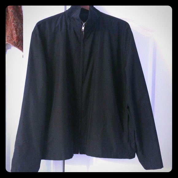 MENS Black Coach Windbreaker