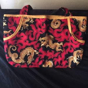 Oriental dragon purse