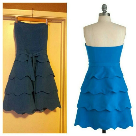 🍁Lakeshore Soiree Blue Dress - Picture 2 of 3