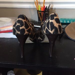 Cheetah print heels