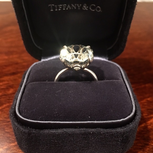 Tiffany Sparklers Green Quartz Cocktail Ring - Picture 2 of 4