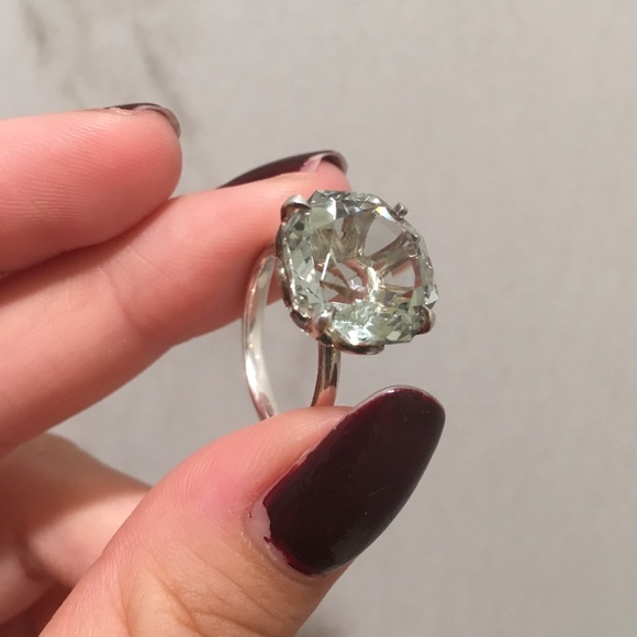 Tiffany Sparklers Green Quartz Cocktail Ring - Picture 3 of 4