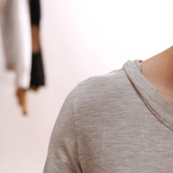 SOLD OUT Cozy Oatmeal Hoodie Top - Picture 4 of 4