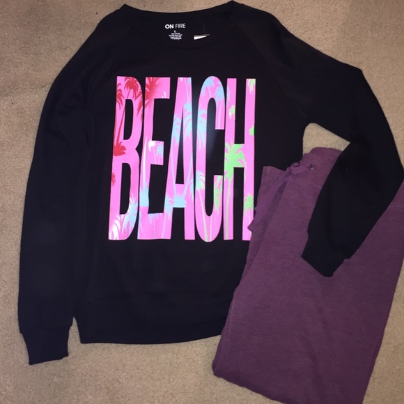 On Fire Tops - NWOT  Long sleeve Tshirt