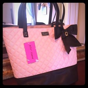 Betsy Johnson Quilted Diamond Tote