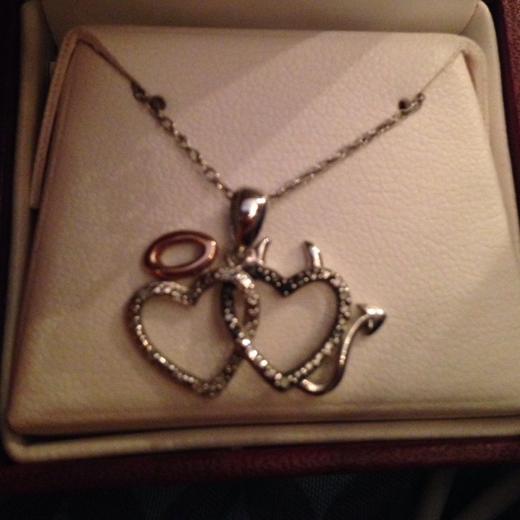 Angel/Devil Helzberg Diamonds necklace