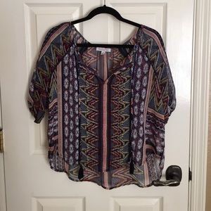 patterned shirt