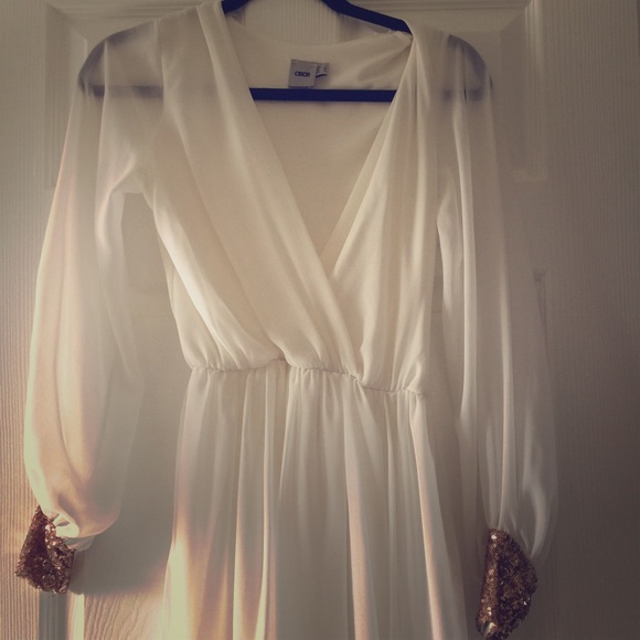 Asos Chiffon White dress