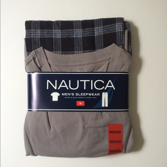 Men's sleepware - grey and blue