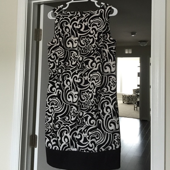 Black and white dress