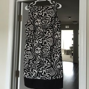 Black and white dress