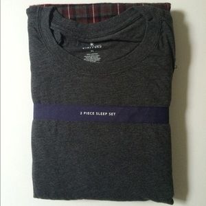 Men's Sleepware - grey and red