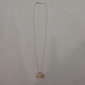 TIFFANY DOUBLE HEART NECKLACE