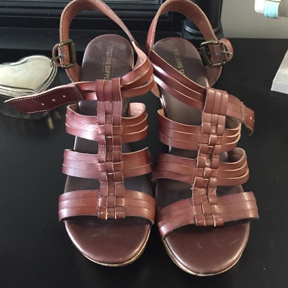 Gladiator wedge shoes