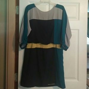 Color block dress