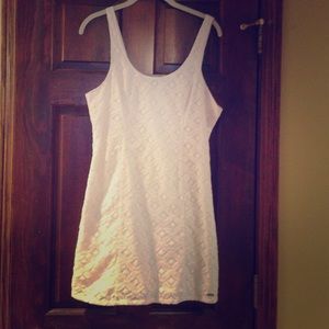 White lace dress
