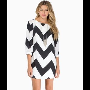 Linus Zig-Zag Shift Dress