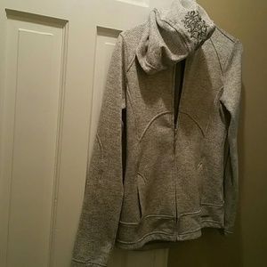 Zip up hooded sweater