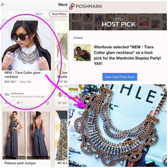 Sold 🎉HP🎉 NEW • Tiara Collar glam necklace - Picture 4 of 4