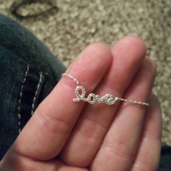 'love' necklace